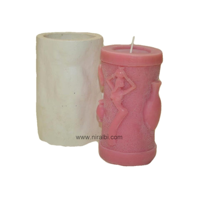 CL - Warli Painting Candle Mould, SL133