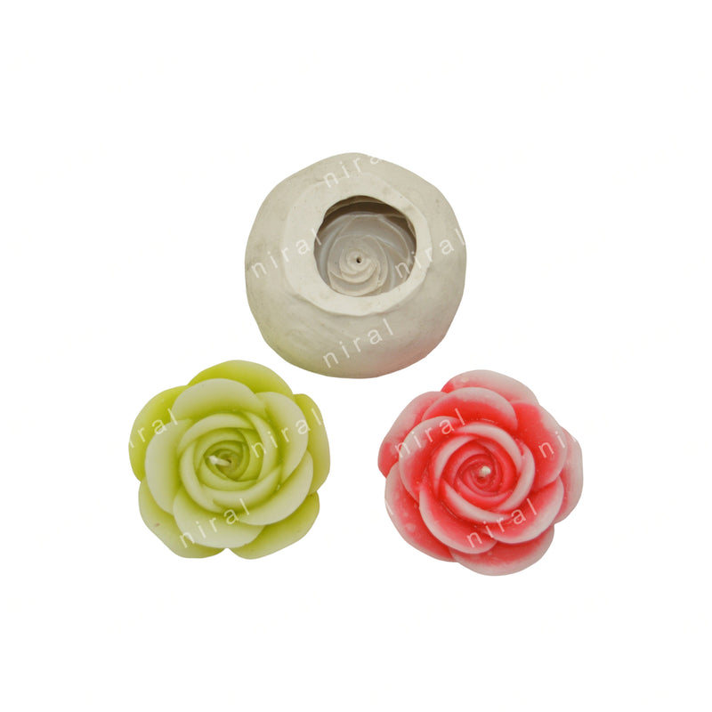 Serene Rose Floating Silicone Rubber Molds SCM22307, Niral Industries