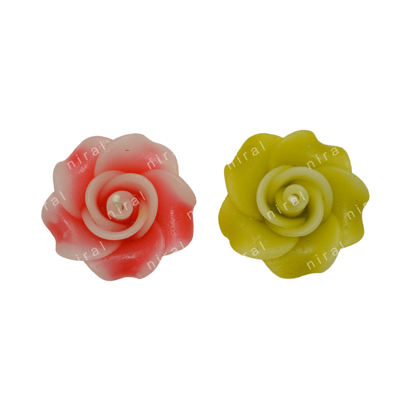 Graceful Rosebud Silicone Candle Mould SL153, Niral Industries