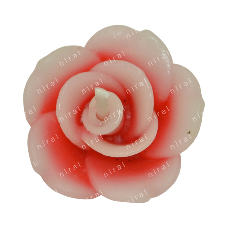 2-in-1 Rose T-Light and Candle Making Silicone Mould HBY158, Niral Industries