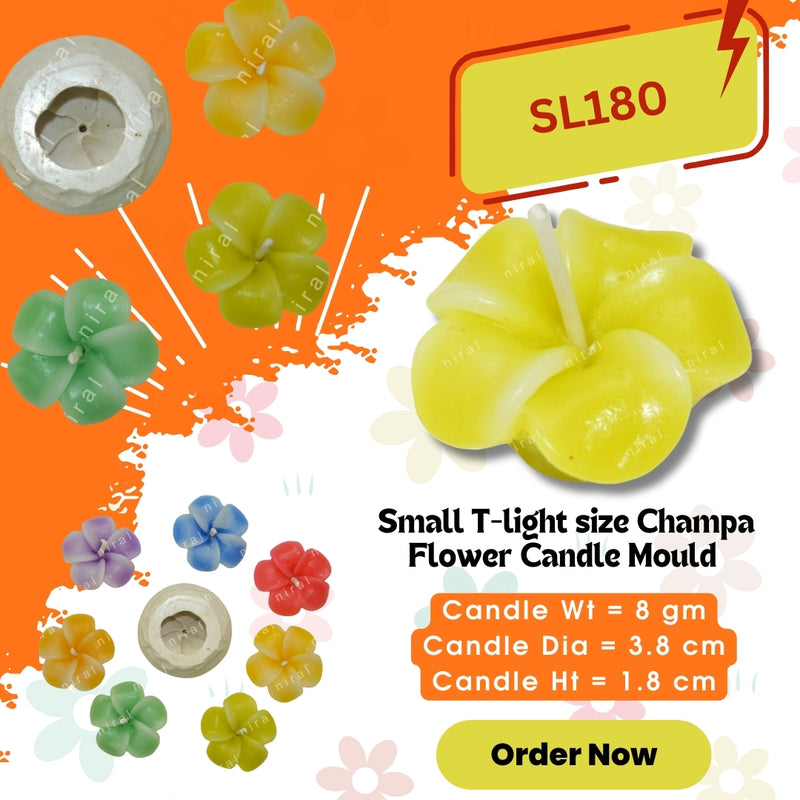 Periwinkle Flower Candle Mould HCM21512, Niral Industries.