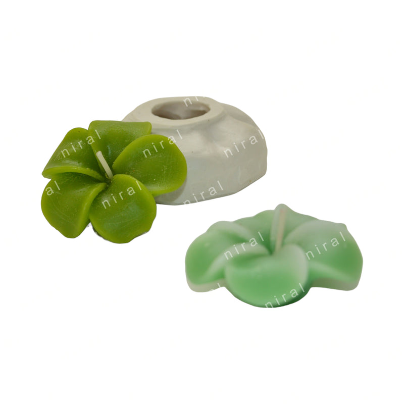 Periwinkle Flower Silicone Candle Mould SCM22305, Niral Industries