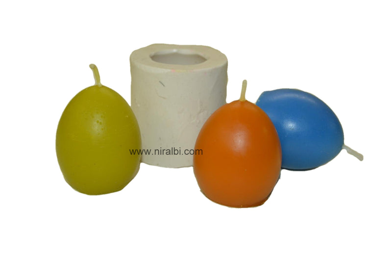 Silicone Egglight Candle Mold HBY212, Niral Industries