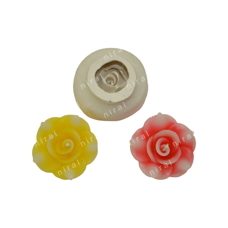 Graceful Rosebud Candle Mould SCM22114, Niral Industries
