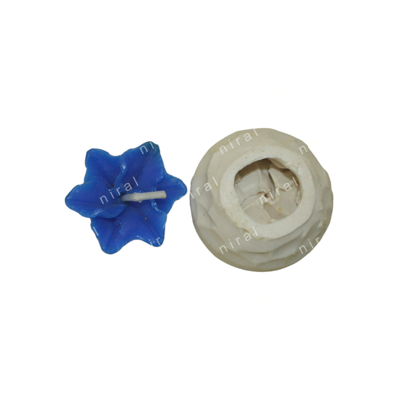 Champa Blossom on Base Silicone Mould SL255, Niral Industries