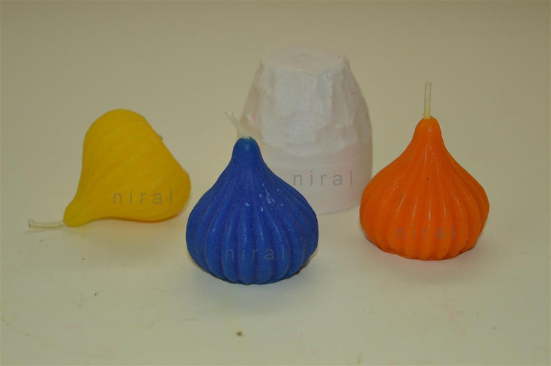 Grand Modak Delight silicone Candle Mold HBY289, Niral Industries