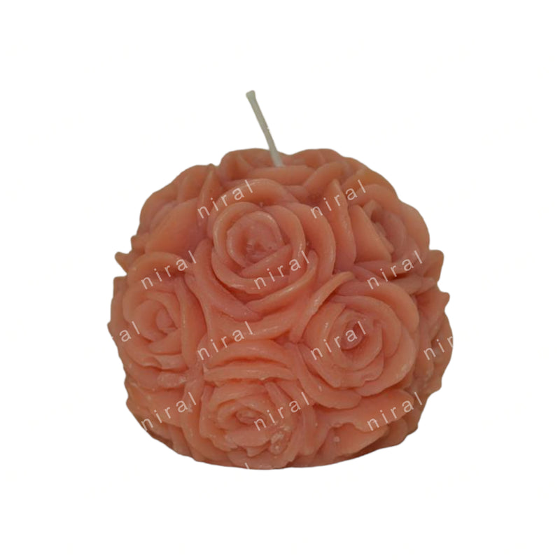 Royal Rose Globe silicone candle Mould SCM21844, Niral Industries