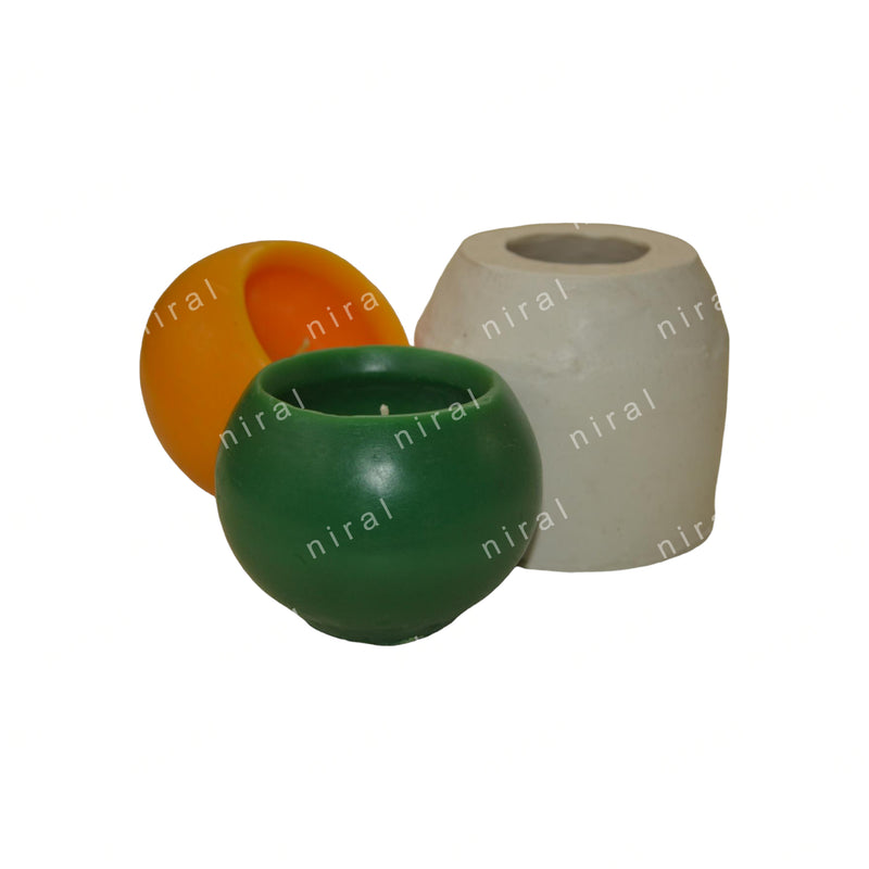 Cyclone Glow Silicone Candle Mold SL296, Niral Industries
