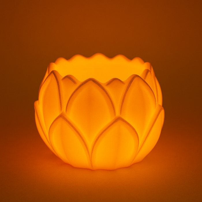 Grand Lotus Designer Candle Mould SL314, Niral Industries