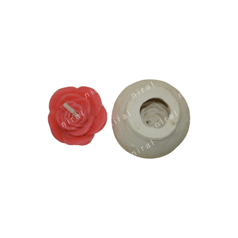 Enchanting Rose Float Silicone Candle Mold SL340, Niral Industries
