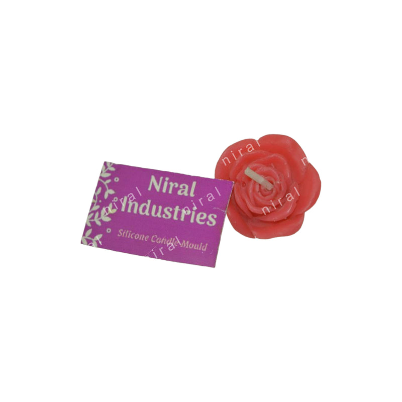 Enchanting Rose Float Silicone Candle Mold SL340, Niral Industries