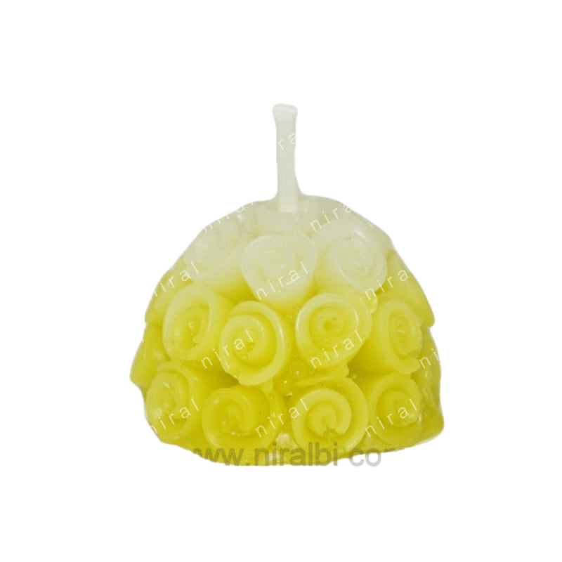 Petite Blooming silicone Candle Mould HBY356, Niral Industries