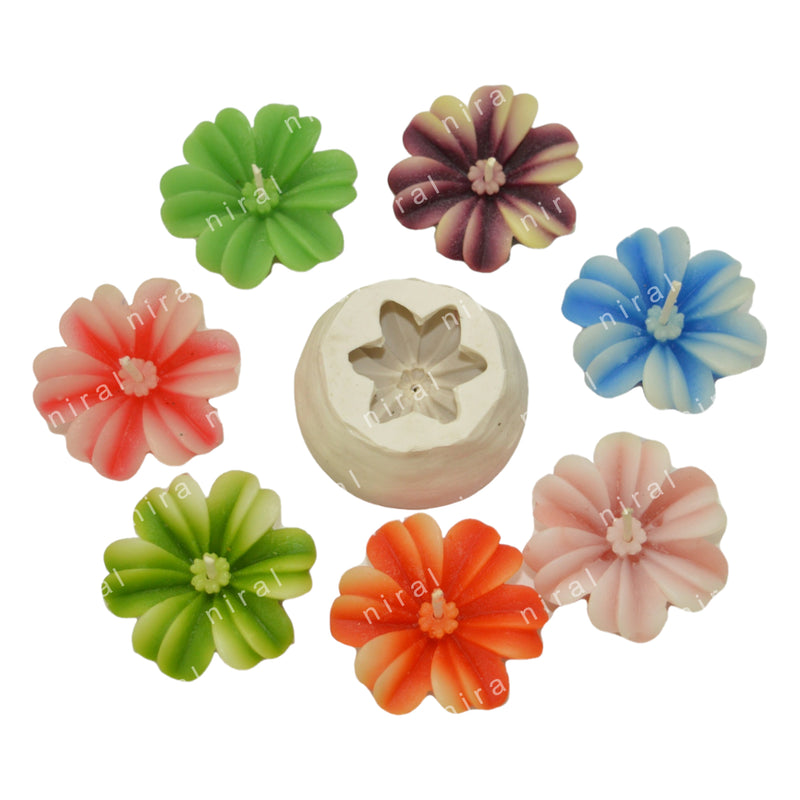 Floral Sculpt Silicone Candle Mold SCM22123, Niral Industires