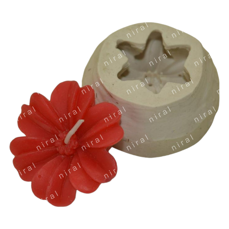 Floral Sculpt Silicone Candle Mold SCM22123, Niral Industires