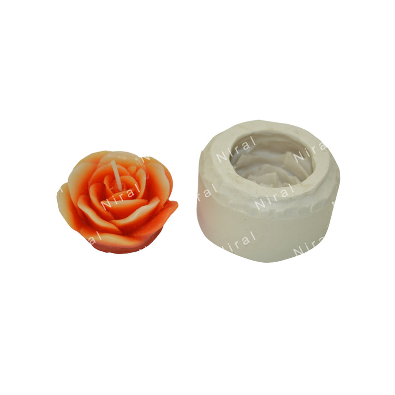 Niral Industries Rose Flower Floating Candle Mould.