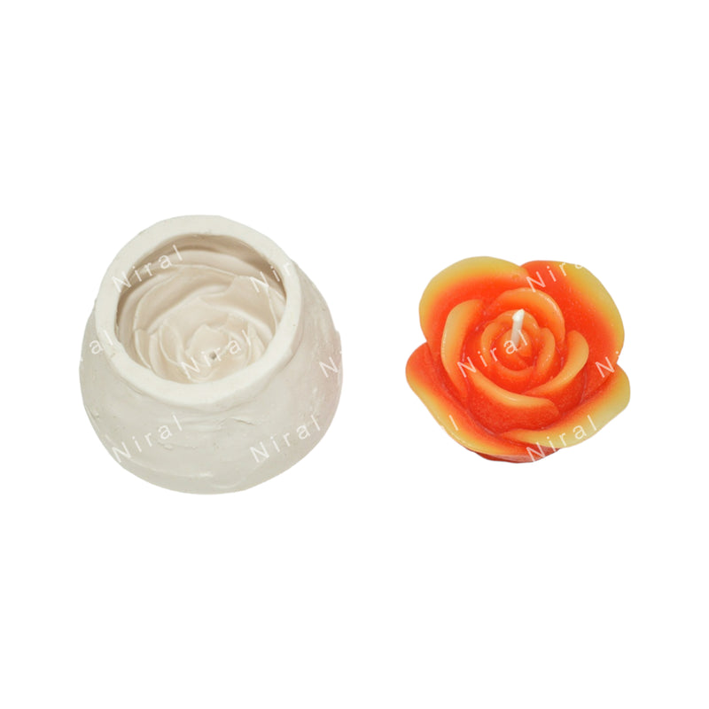 Rose Garden Delight Silicone Candle Mold SCM22121, Niral Industries