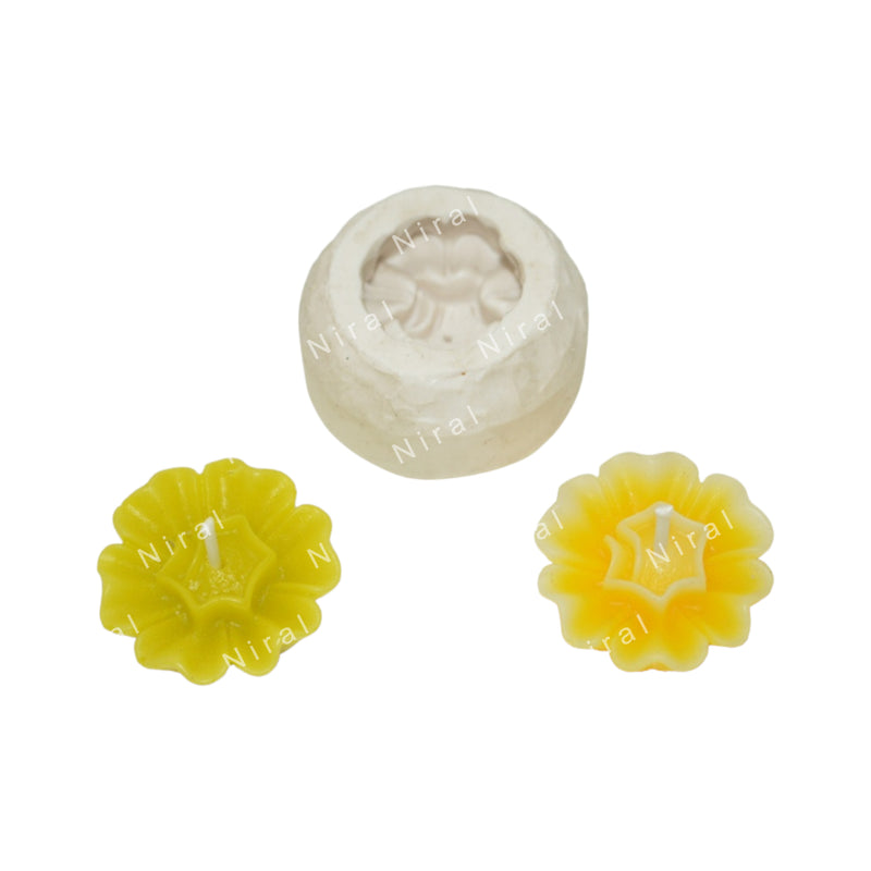 Floral Fantasy Silicone Candle Mold SL510, Niral Industries