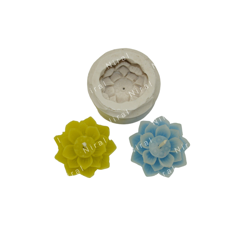 Blooming Beauty Flower Silicone Candle Mold SL511, Niral Industries