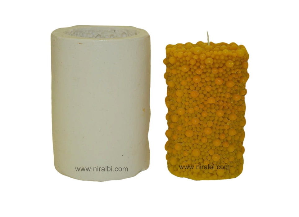CL - Bubbles Cylinder Large Candle Mould, SL548