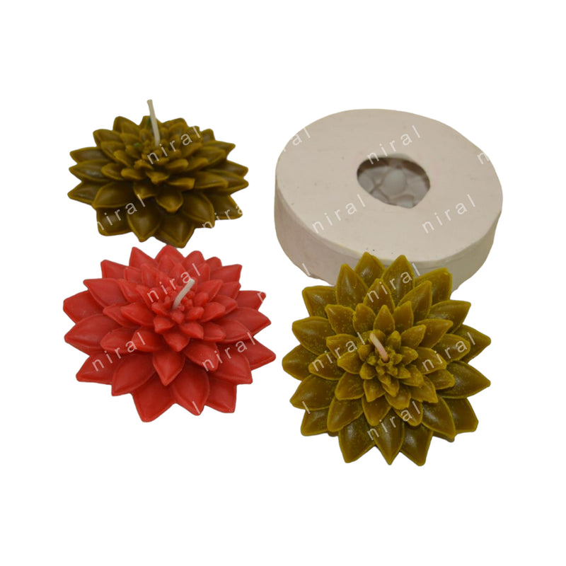 Calendula Floating Flower Candle Mould SL648, Niral Industries