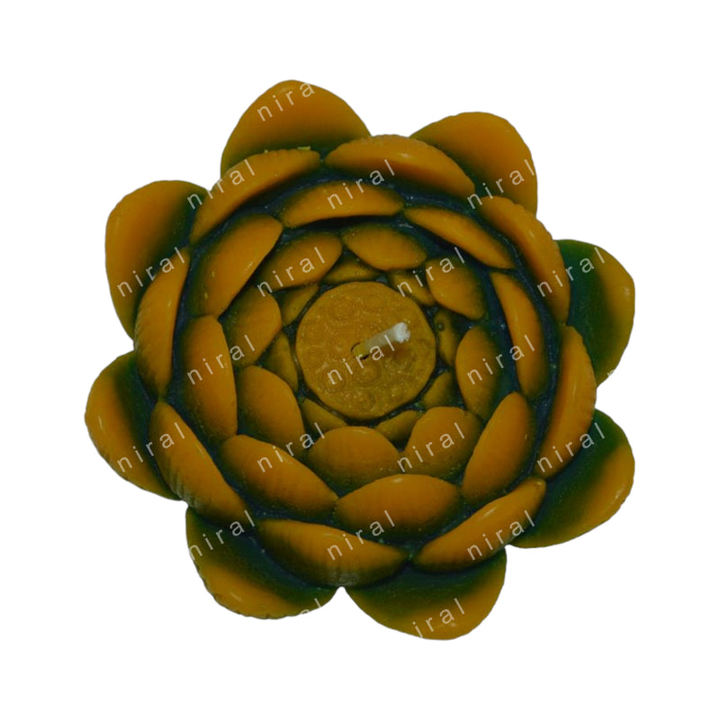 Big Lotus Flower Design Silicone Candle Mould SCM22312, Niral Industries