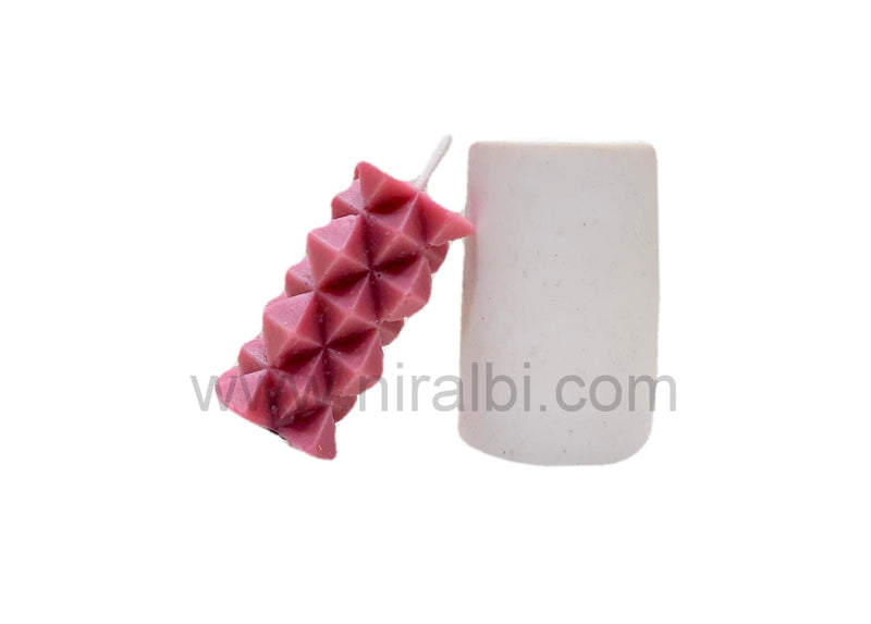 Diamond Delight Silicone Candle Mold HBY796, Niral Industries