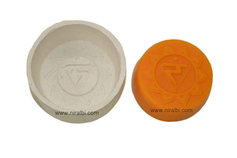 Solar Chakra Yellow Colour Silicone Candle Mould - HCM21140 Niral industries