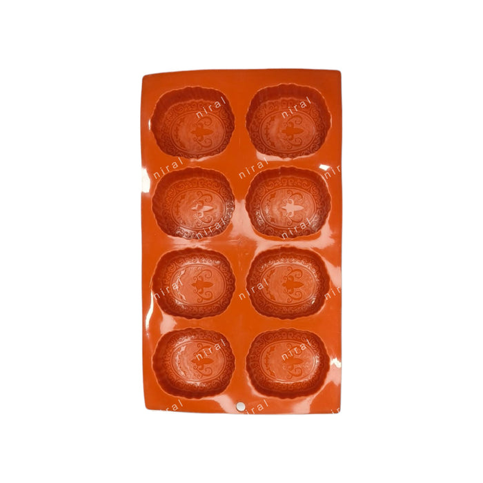 Designer Artistic 8 Cavity Soap Mould - SP32374