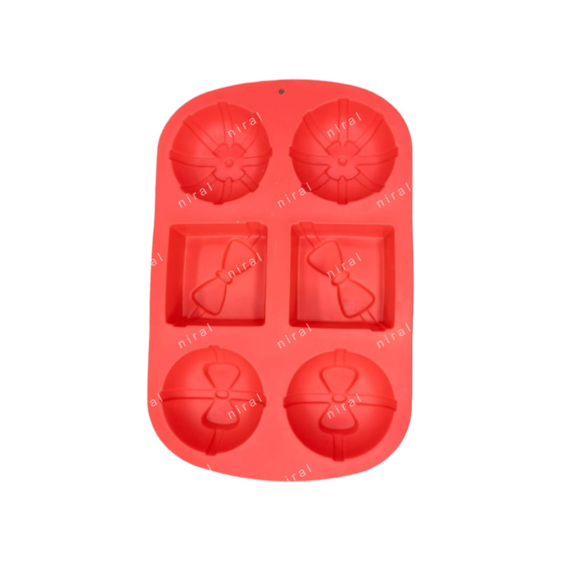 Gift Box Shaped 6 Cavity Mould - SP32379