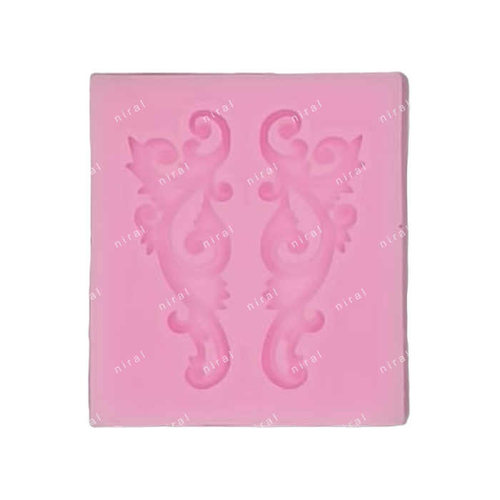 Embossed Lace Silicone Mould for Sugar Craft - SP32391 - Bx No. 2