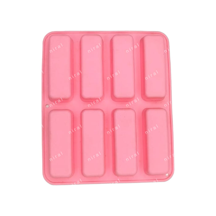 Silicone 8 Cavities BEESWAX Embedded Ice bar Soap Tray - SP32395 - Bx No. 1