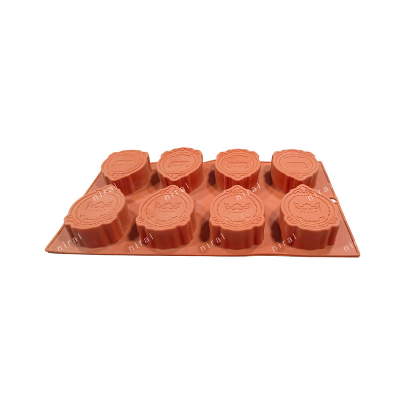 8 Cavity Crown Design Silicone Mould -  SP32419