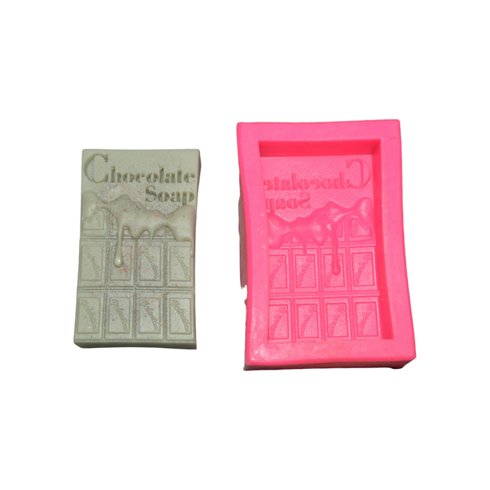 Chocolate Shaped Bar Silicone Soap Mould - SP32422 - Bx No. 6