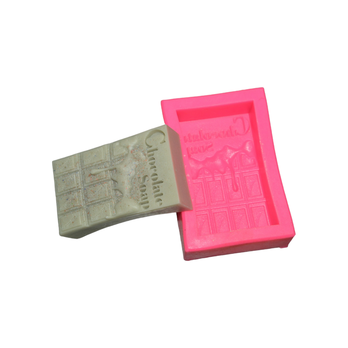 Chocolate Shaped Bar Silicone Soap Mould - SP32422 - Bx No. 6