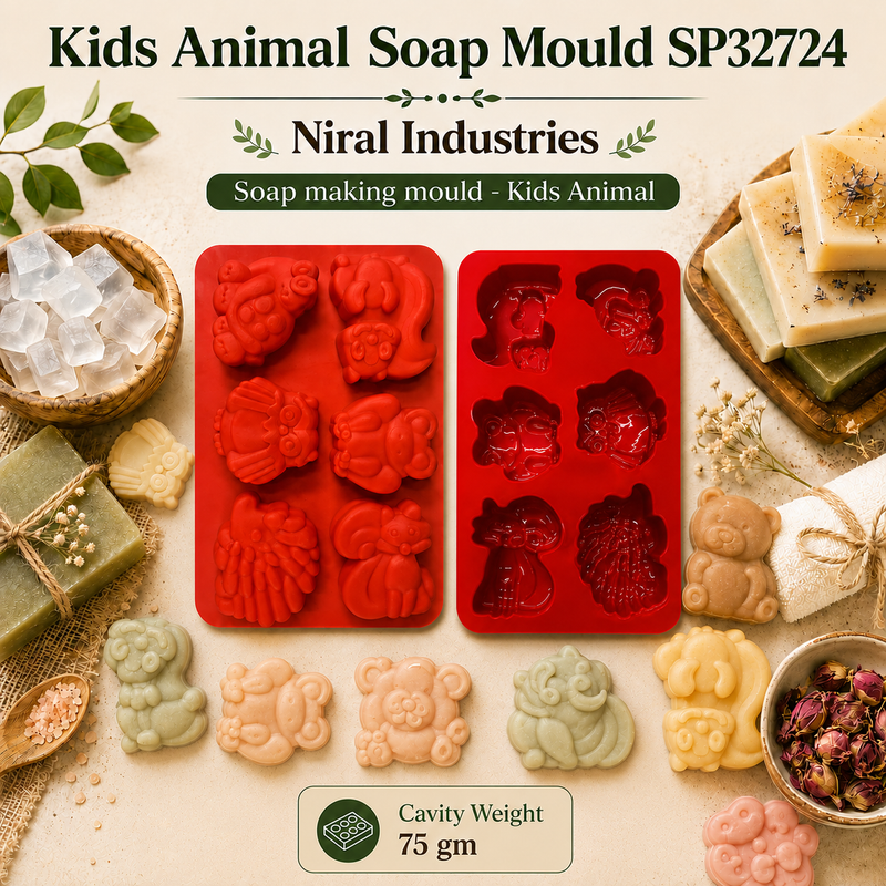 Kids Animal Soap Mould SP32724 Niral Industries