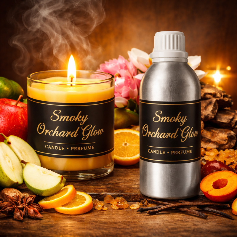 Smoky Orchard Glow Candle Fragrance Oil