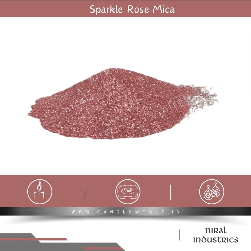 Sparkle Rose Gold Mica Niral Industries