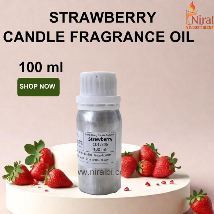 Niral's Strawberry Candle Fragrance Oil