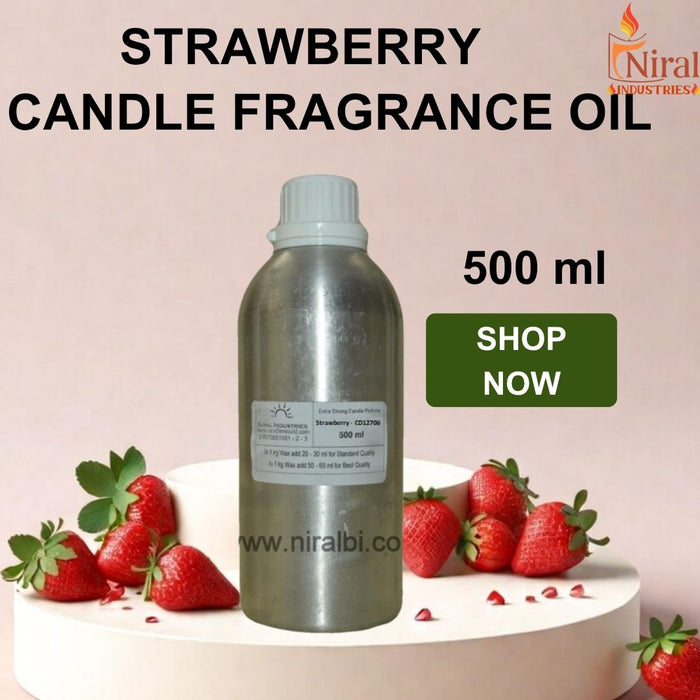 Niral's Strawberry Candle Fragrance Oil