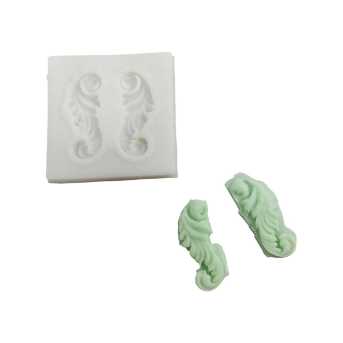 Curlicues Scroll Lace Mould, HBY1033.