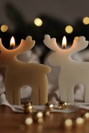 Reindeer Candle Mould | Premium Silicone Christmas Reindeer Mold for Candle Making
