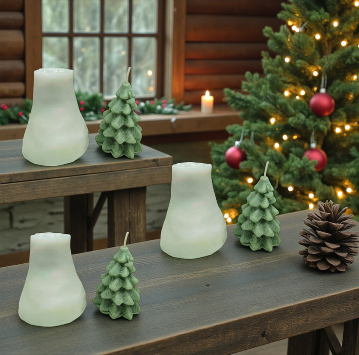 Crystal Pine Mini Mould Pack Of 3Pc-HBY1052