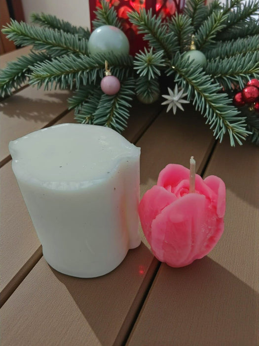 Tulip Flower Candle Mould | Premium Silicone Floral Mold-HBY1036 Niral Industries.