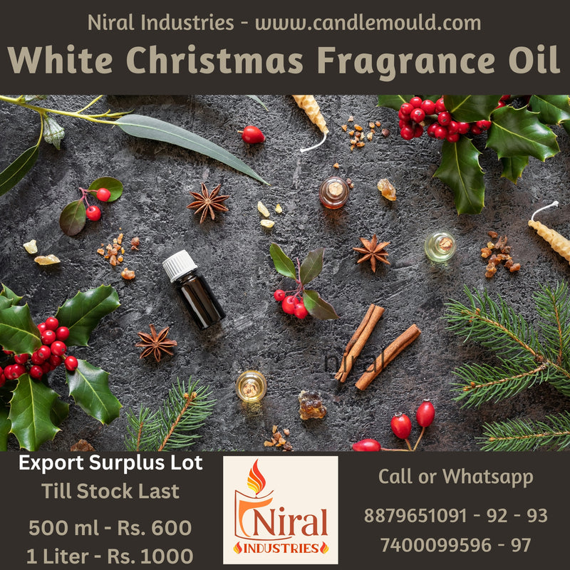 White Christmas Candle Fragrance Oil Niral Industries