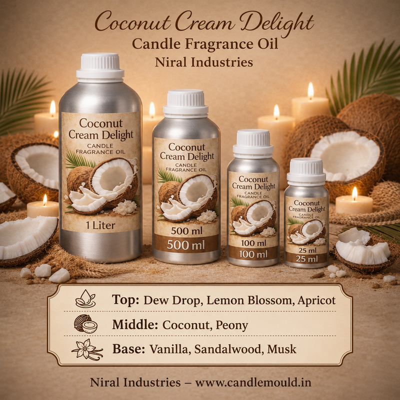 Coconut Cream Delight Candle Fragrance Oil Niral Industries