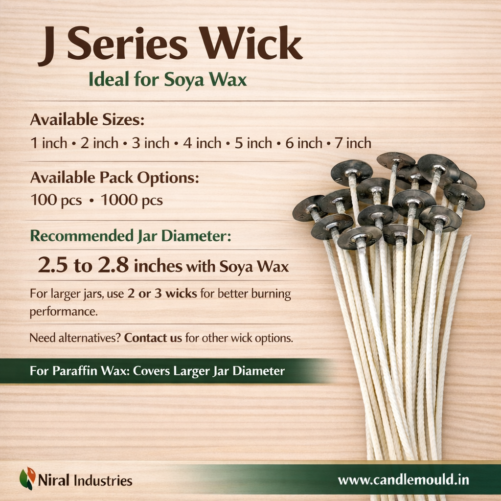 J Series Wick For Soya Wax Niral Industries
