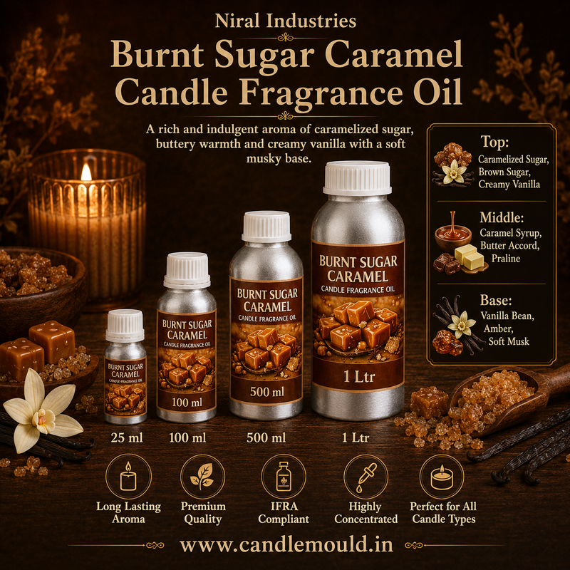 Burnt Sugar Caramel Candle Fragrance Oil Niral Industries