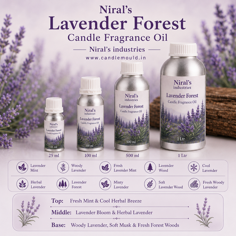 Lavender Forest Candle Fragrance Oil Niral industries