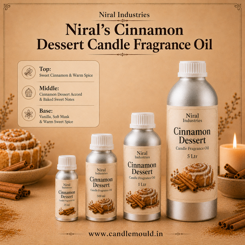 Cinnamon Dessert Candle Fragrance Oil  Niral Industries