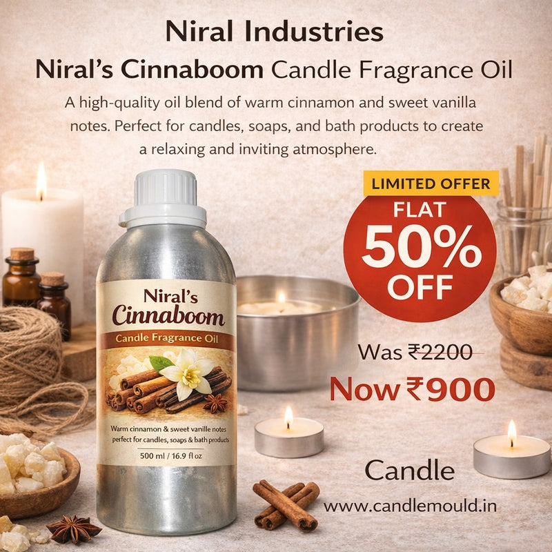 Niral’s Cinnaboom Candle Fragrance Oil